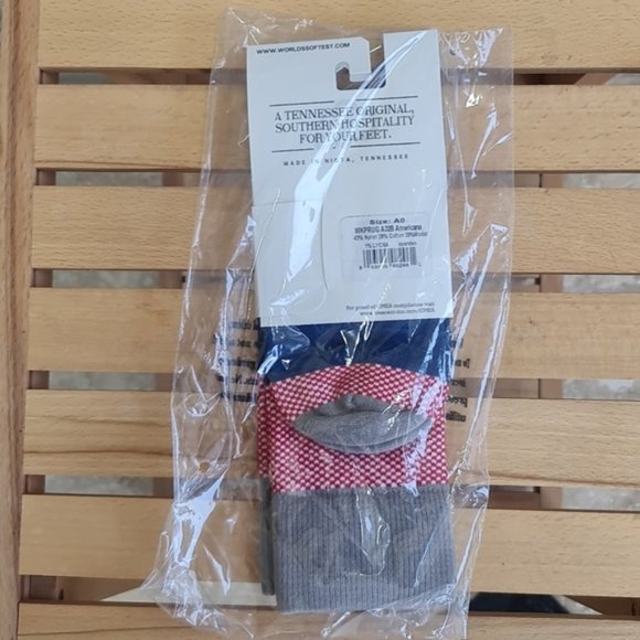 World's Softest Knit Cotton Rugby Crew Socks - Picture 3 of 3